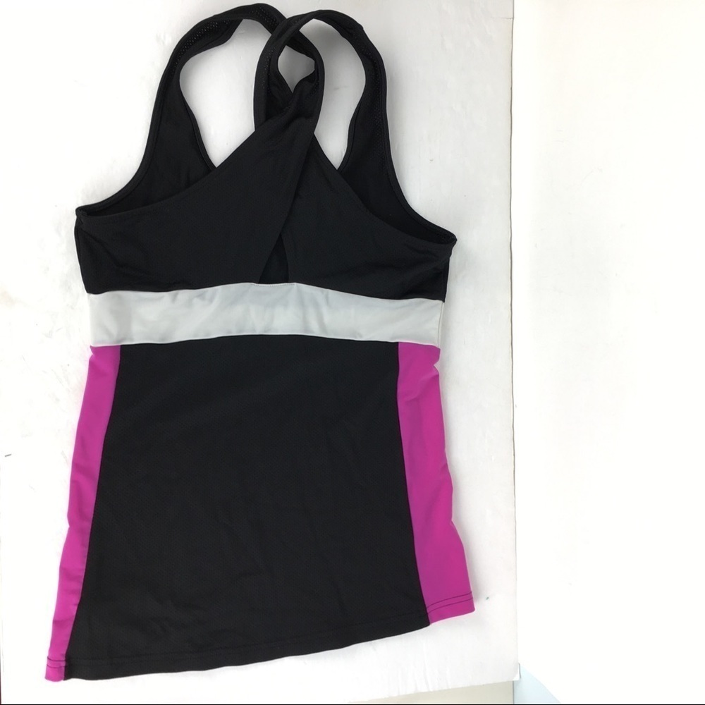 AERIE Fit Workout Criss Cross Back Tank Top  Size M - Picture 4 of 9